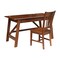 International Concepts Serendipity Desk with 2 Drawers and Chair, Espresso K581-OF-69-C10 - alternate 1